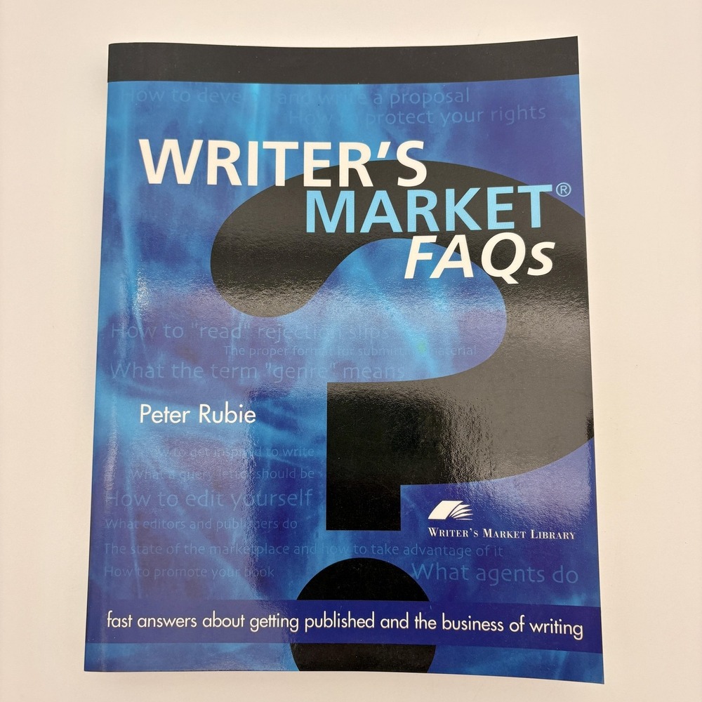 Writer's Market FAQs Peter Rubie Writer's Digest Publishing Softcover Book